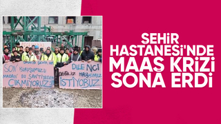 Şehir Hastanesi inşaatında işçilerin maaş sorunu çözüldü