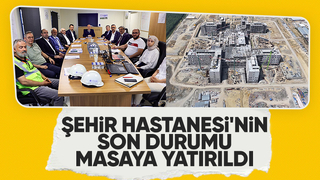Şehir Hastanesi'nin şantiyesini ziyaret edip bilgi aldılar