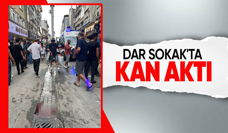 Şehir merkezinde bıçaklı kavga: 1 yaralı