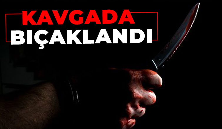 şehir merkezinde bir kişi bıçaklandı