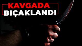 şehir merkezinde bir kişi bıçaklandı