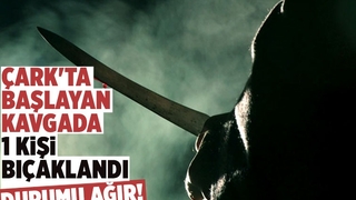 Şehir merkezinde bir kişi bıçaklandı