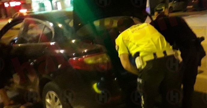 Şehir merkezinde hareketli gece