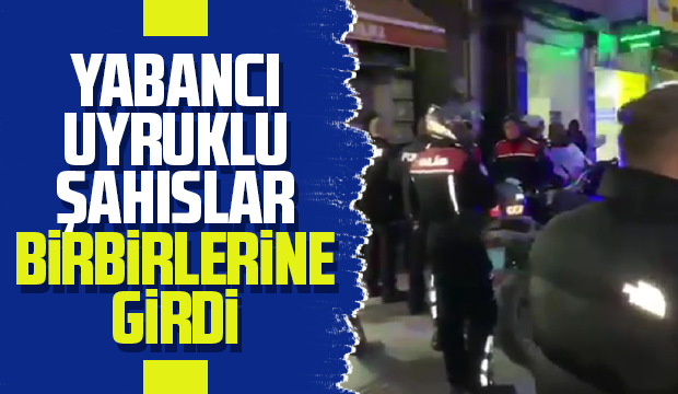 Şehir merkezinde kavga