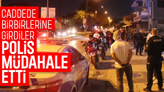 Şehir merkezinde kavga