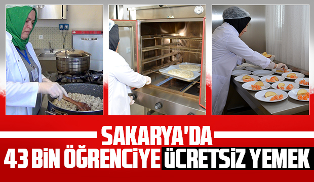 Şehirde 43 bin öğrenciye ücretsiz yemek