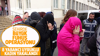 Şehirde büyük fuhuş operasyonu