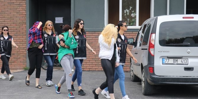 Şehirde fuhuş baskını 8 kişi yakalandı