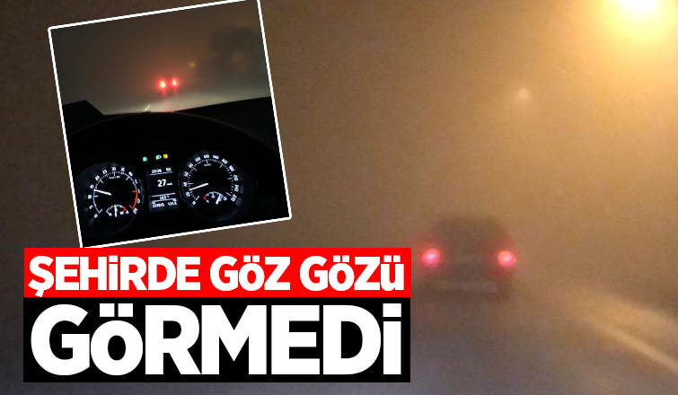Şehirde göz gözü görmedi