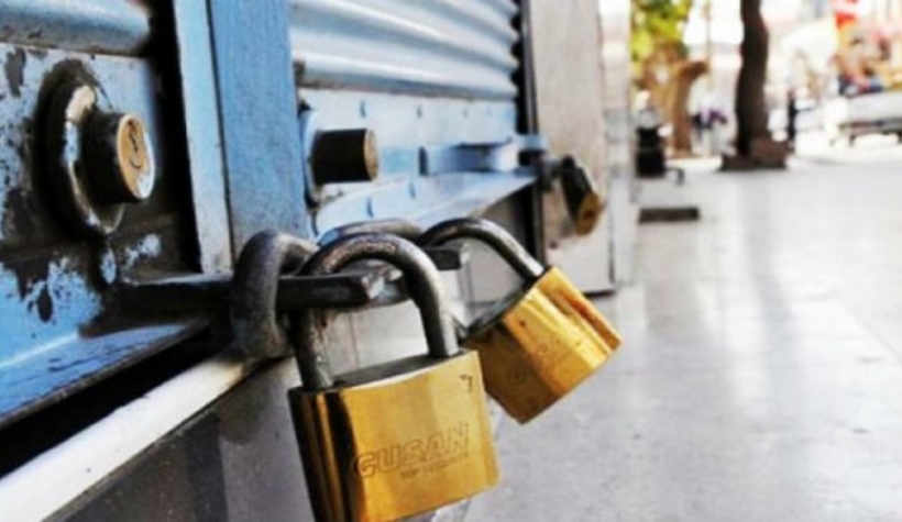 Şehirde kapanan şirket sayısını açıkladı