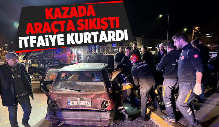 Şehirde korkutan kaza