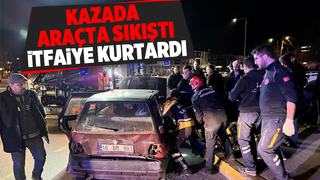 Şehirde korkutan kaza