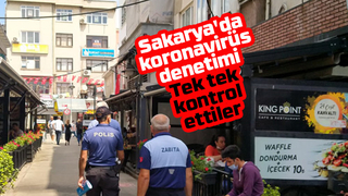 Şehirde korona denetimi