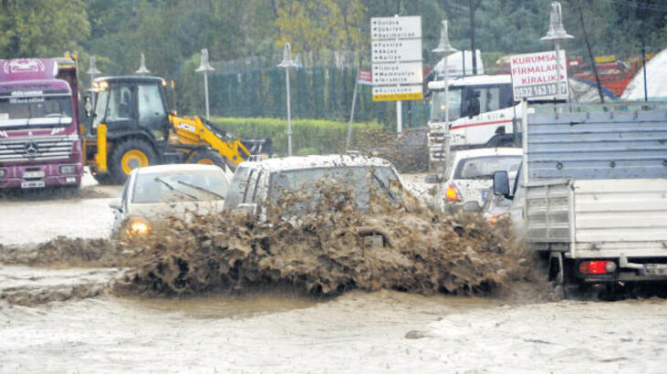 Şehirde kuvvetli yağış alarmı