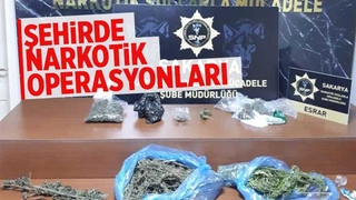 Şehirde narkotik operasyonları