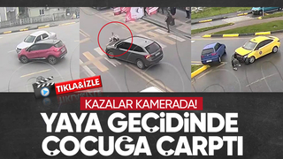 Şehirdeki kazalar böyle görüntülendi