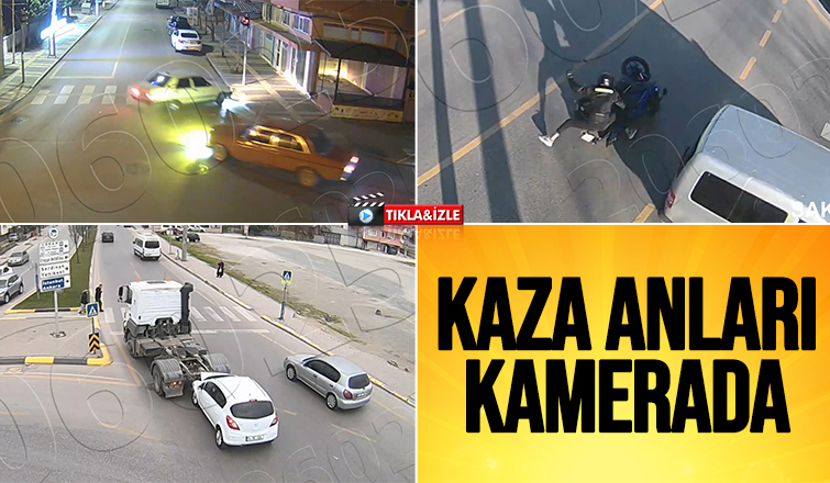 Şehirdeki kazalar KGYS kamerasında