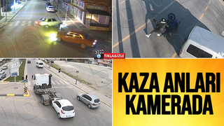 Şehirdeki kazalar KGYS kamerasında