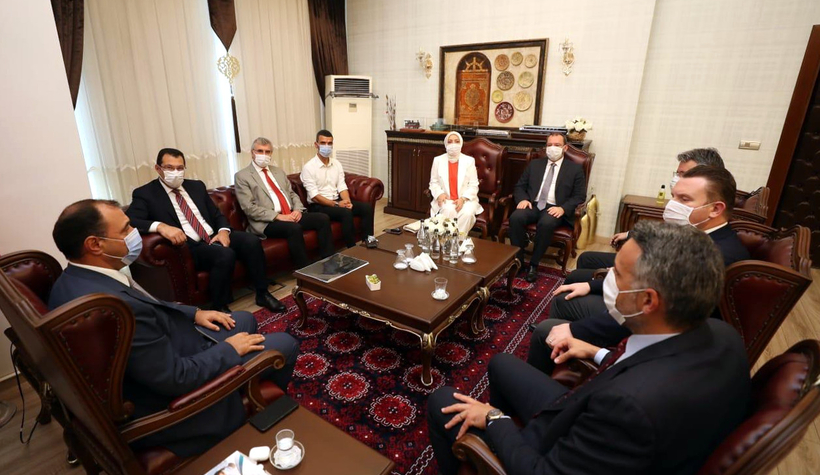 Şehirdeki yatırımları görüştüler