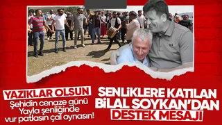 Şehit acısı varken şenlik yapıldı Başkan Soykan'a tepki
