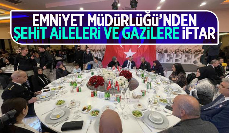 Şehit aileleri ve gazilere iftar