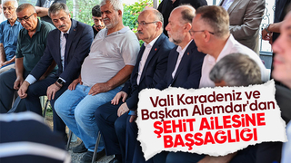 Şehit ailesinin acısını paylaştılar