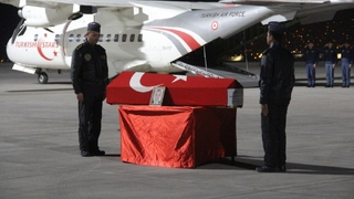 Şehit Albayın naaşı Ankara'ya uğurlandı