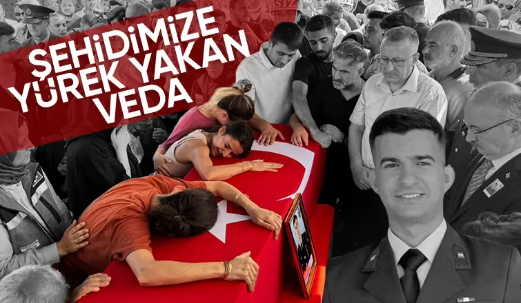 Şehit astsubay Bahadır Rıdvan Talay'a veda