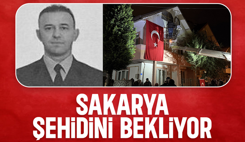 Şehit Astsubay Başçavuş Karakuş'un cenazesi Sakarya'ya getirilecek
