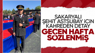 Şehit astsubay Mehmet Fatih Çangır geçen hafta sözlenmiş