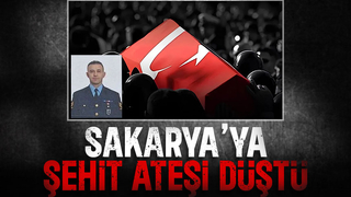 Şehit ateşi Sakarya'ya düştü
