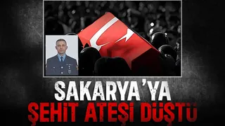 Şehit ateşi Sakarya'ya düştü