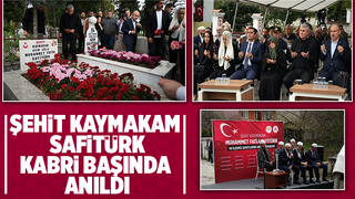 Şehit Kaymakam Safitürk, vefatının 7’nci yılında kabri başında anıldı