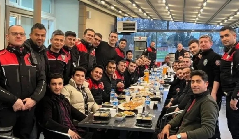 Şehit polis anısına iftar yemeği