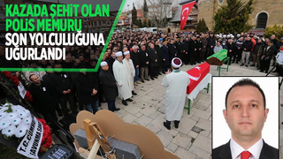 Şehit Polis Cengiz Parlak Dualarla Son yolculuğuna Uğurlandı