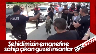 Şehit polisin oğluna özel sünnet konvoyu