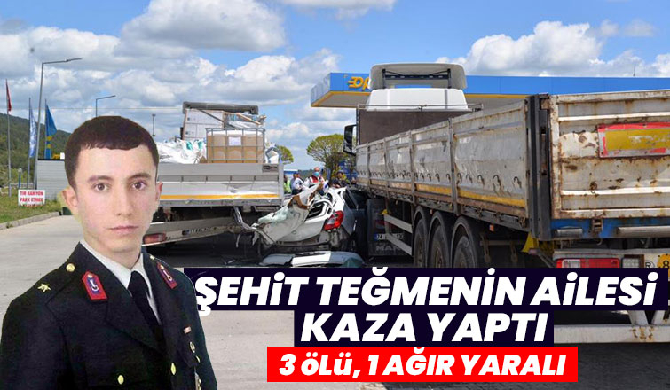 Şehit teğmenin annesi kazada öldü, baba ağır yaralı