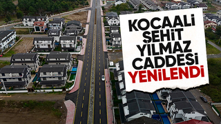 Şehit Yılmaz Caddesi yeni yüzüne kavuştu