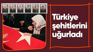 Şehitlerimiz dualarla uğurlandı