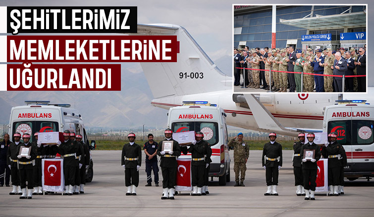 Şehitlerimiz için tören düzenlendi