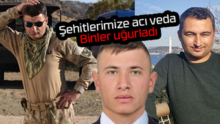 Şehitlerimize acı veda