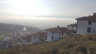 Şehri kaplayan bulut denizinden görsel şölen
