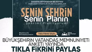 Şehrin geleceğine 1 milyon vatandaş fikirleriyle katkı sunacak
