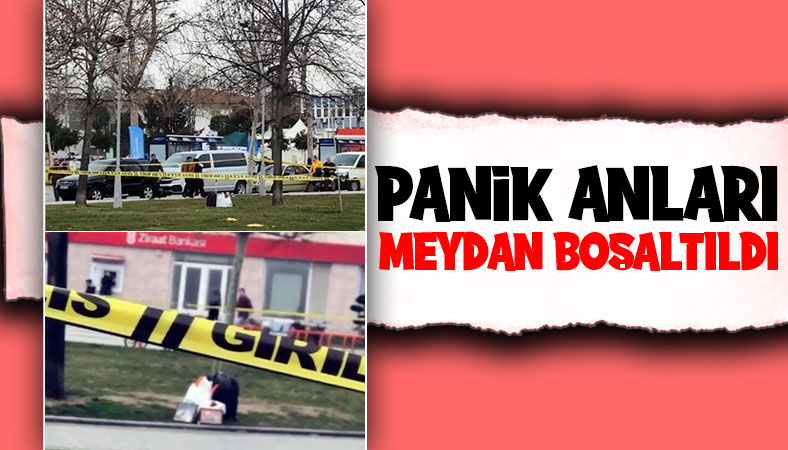 Şehrin göbeğinde şüpheli valiz paniği