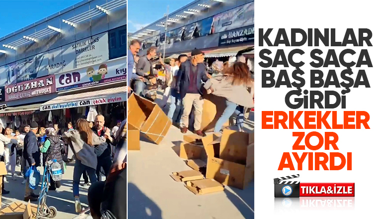 Şehrin iki noktası boks ringine döndü: O anlar kamerada