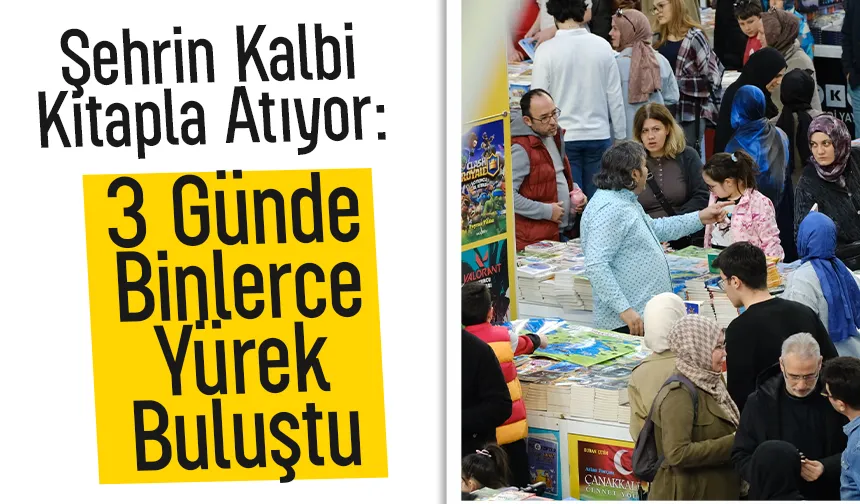 Şehrin kalbi kitapla atıyor