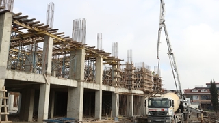 Şehrin yeni eğitim külliyesi hızla yükseliyor