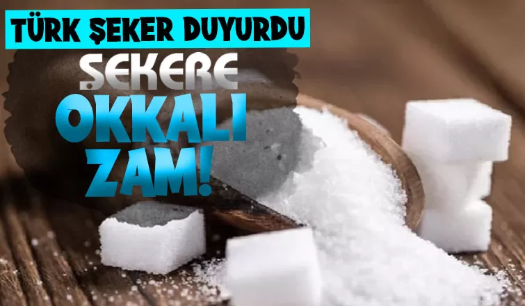 Şekere büyük zam geldi