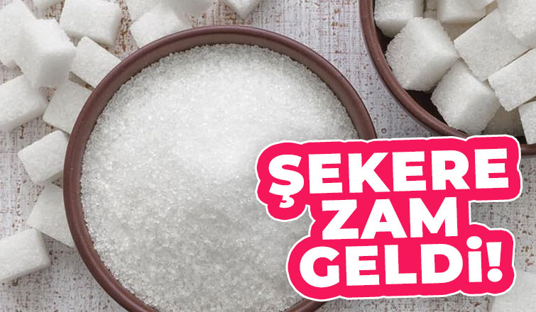  Şekere yüzde 8 zam