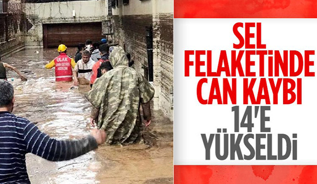 Sel felaketinde 14 kişi öldü, 5 kişi kayıp